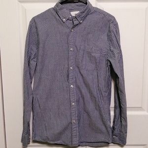 Vertical Striped button down shirt